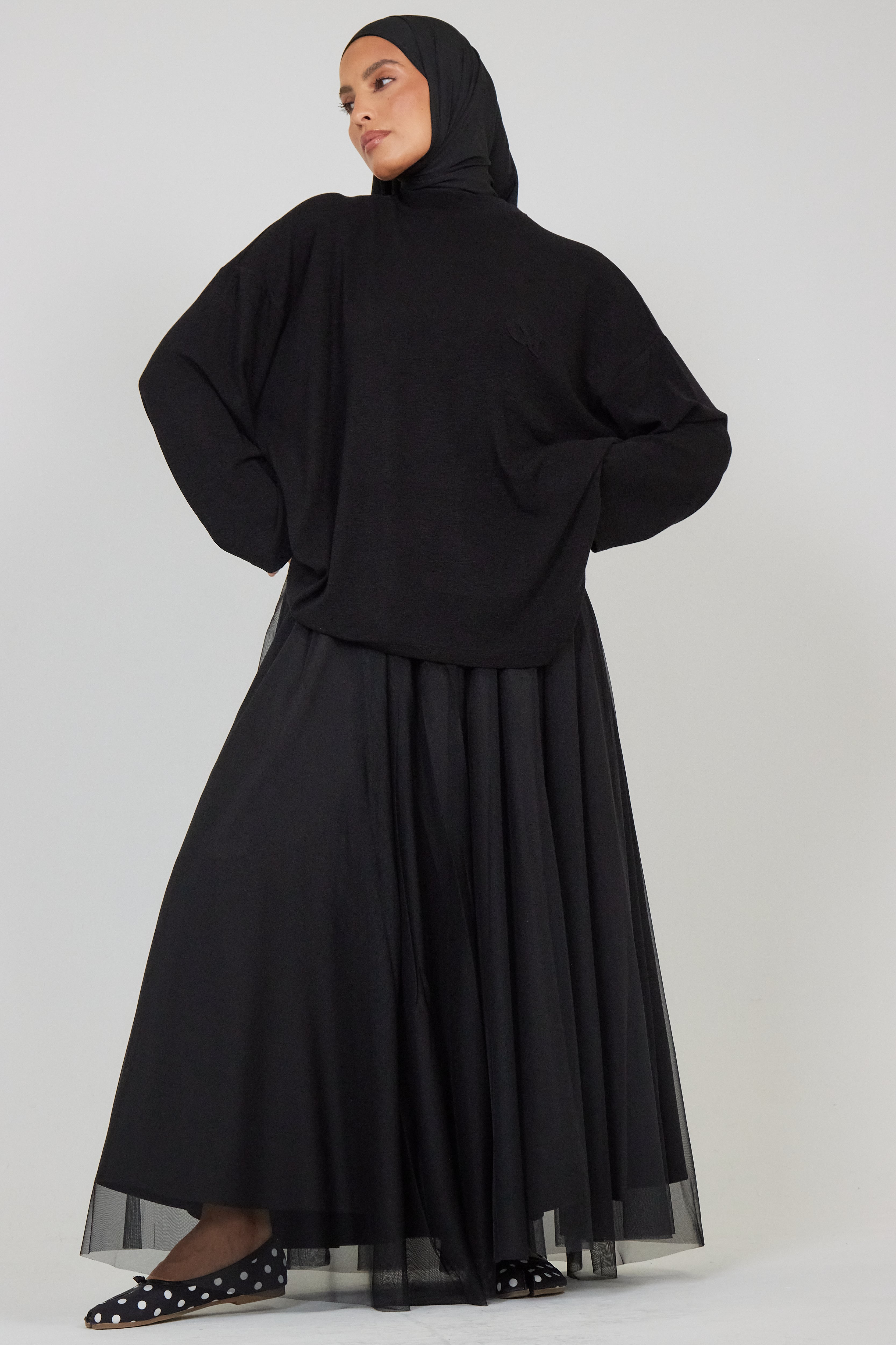 La Jupe Tulle Noir