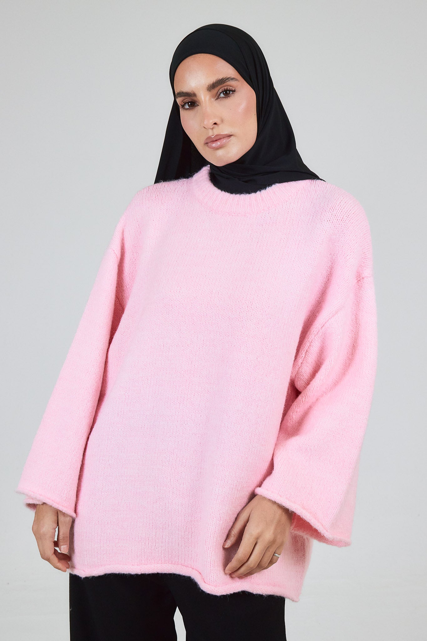 Pull Rose En Coton - Occasion Très Bon état - Coupe Ronde