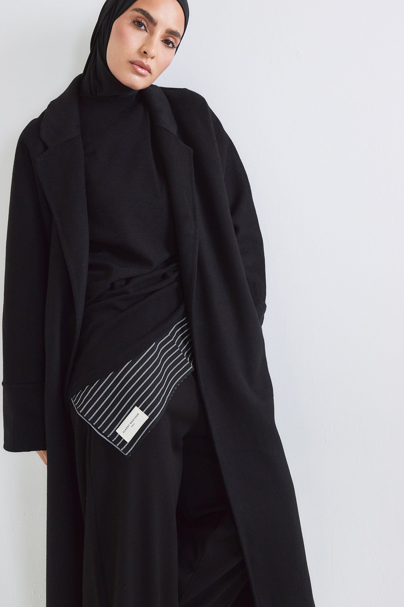 Le Manteau Wool Noir