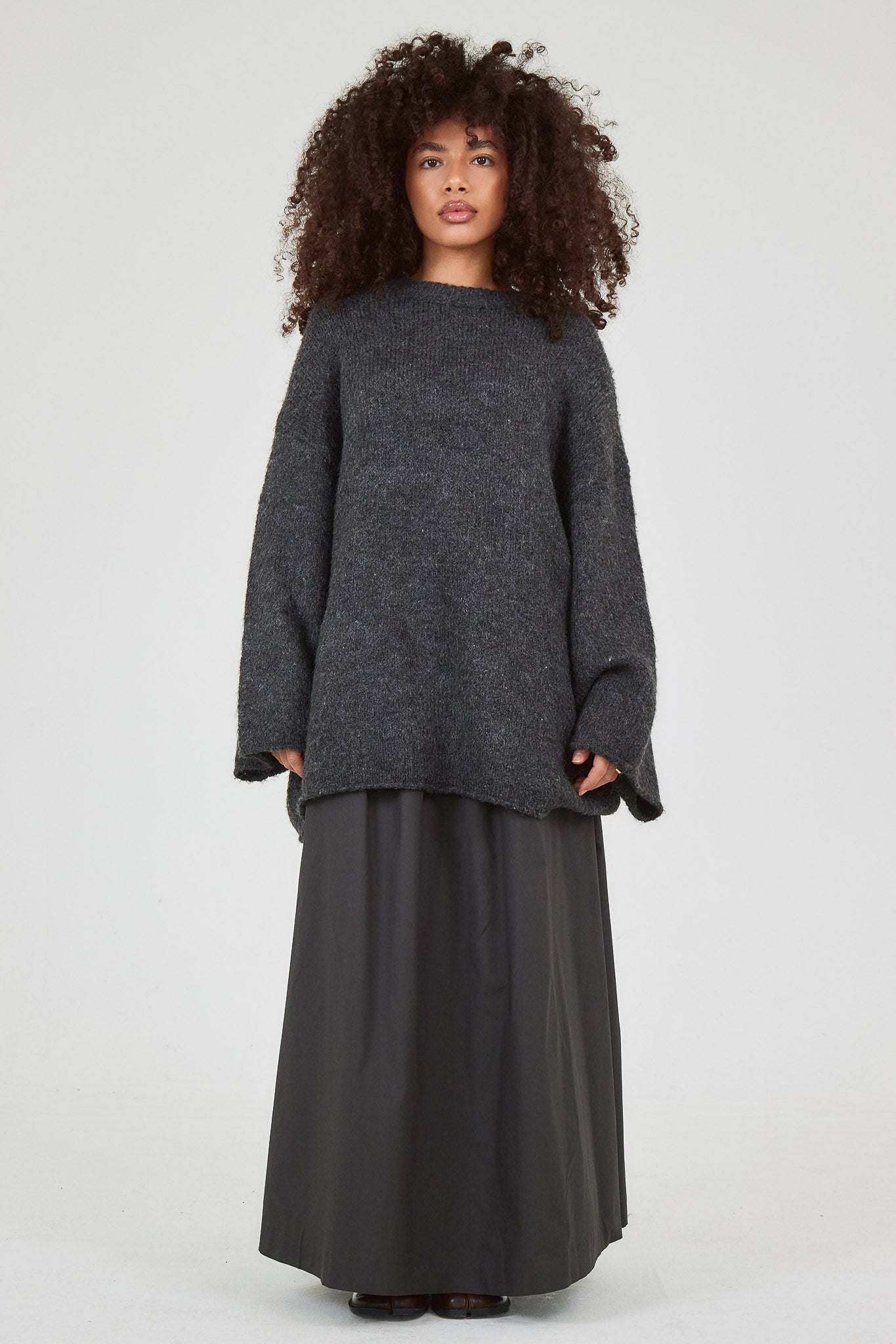 Le Pull Gris anthracite