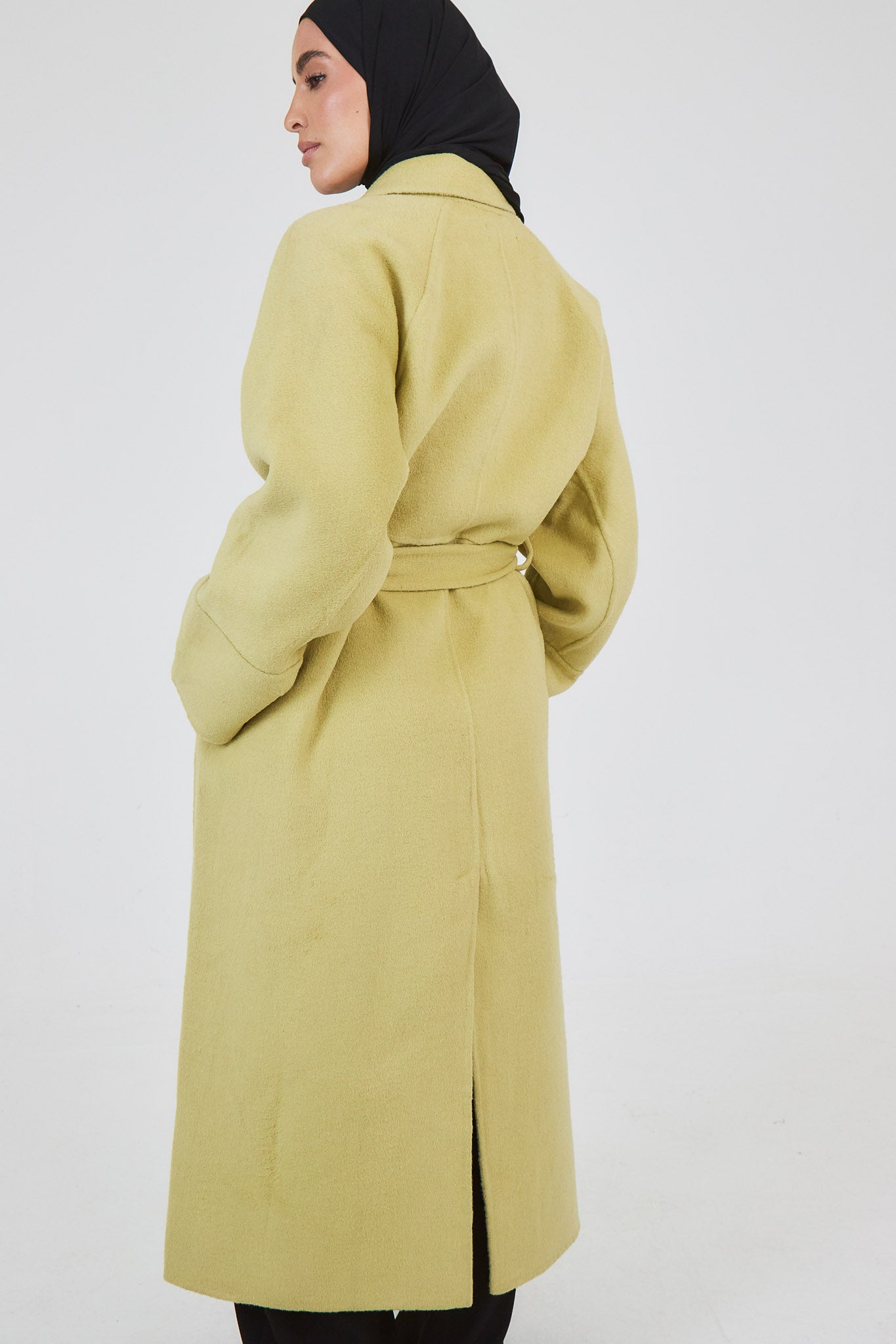 Le Manteau Wool Pistache