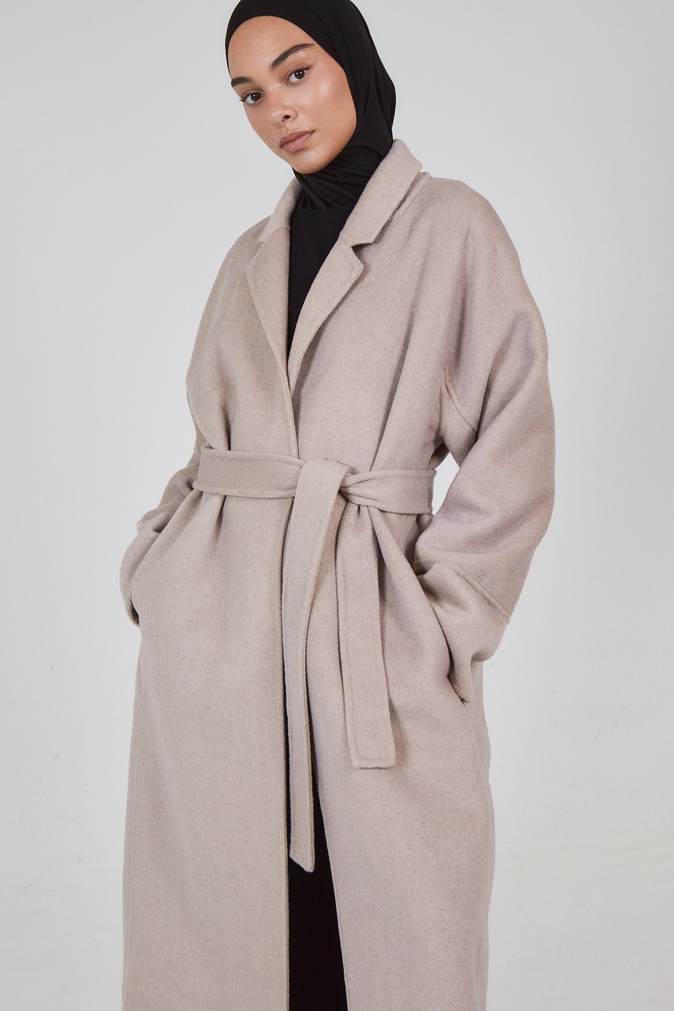 Le Manteau Wool Taupe
