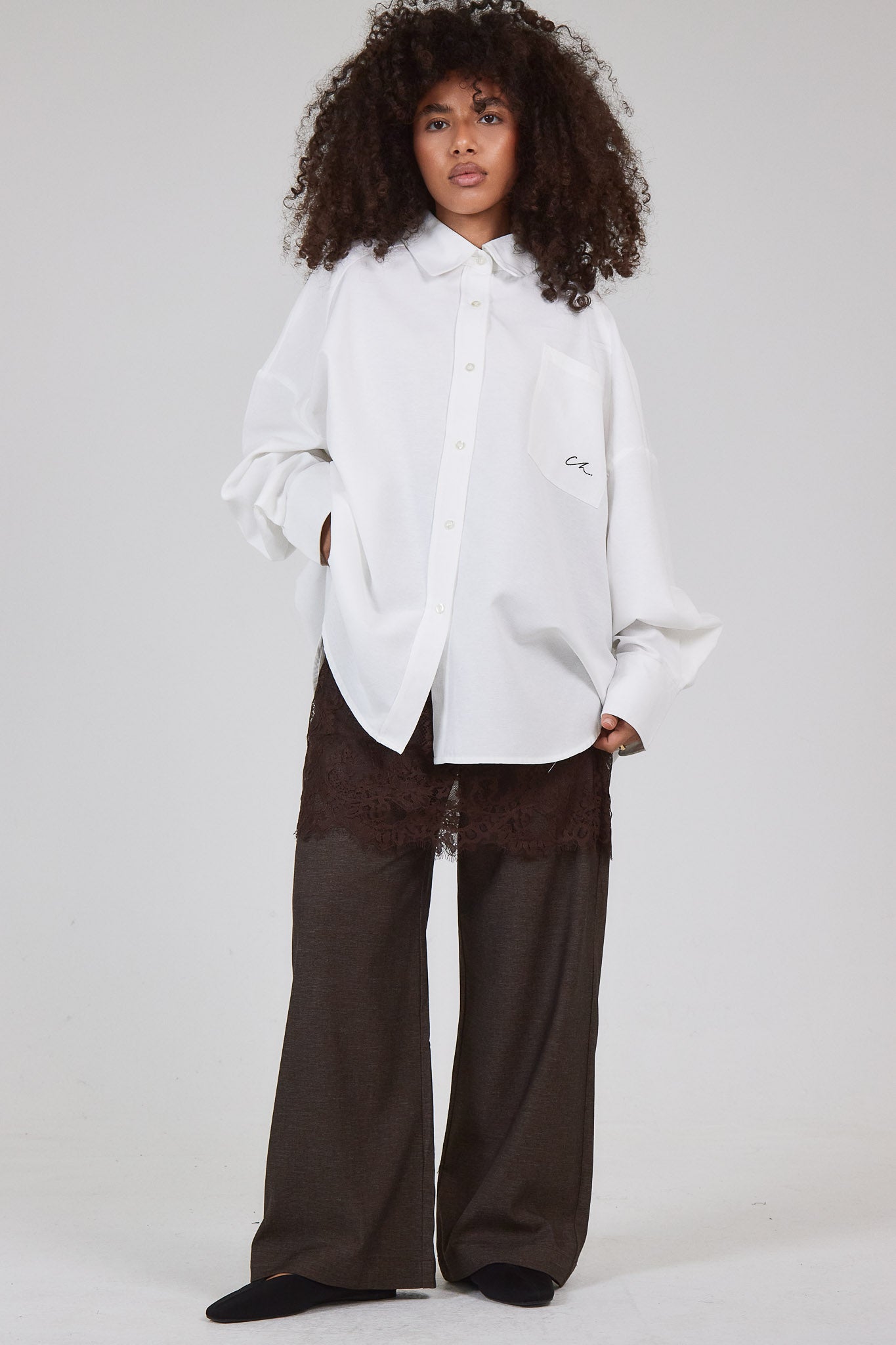 Le Jupon Dentelle Brun