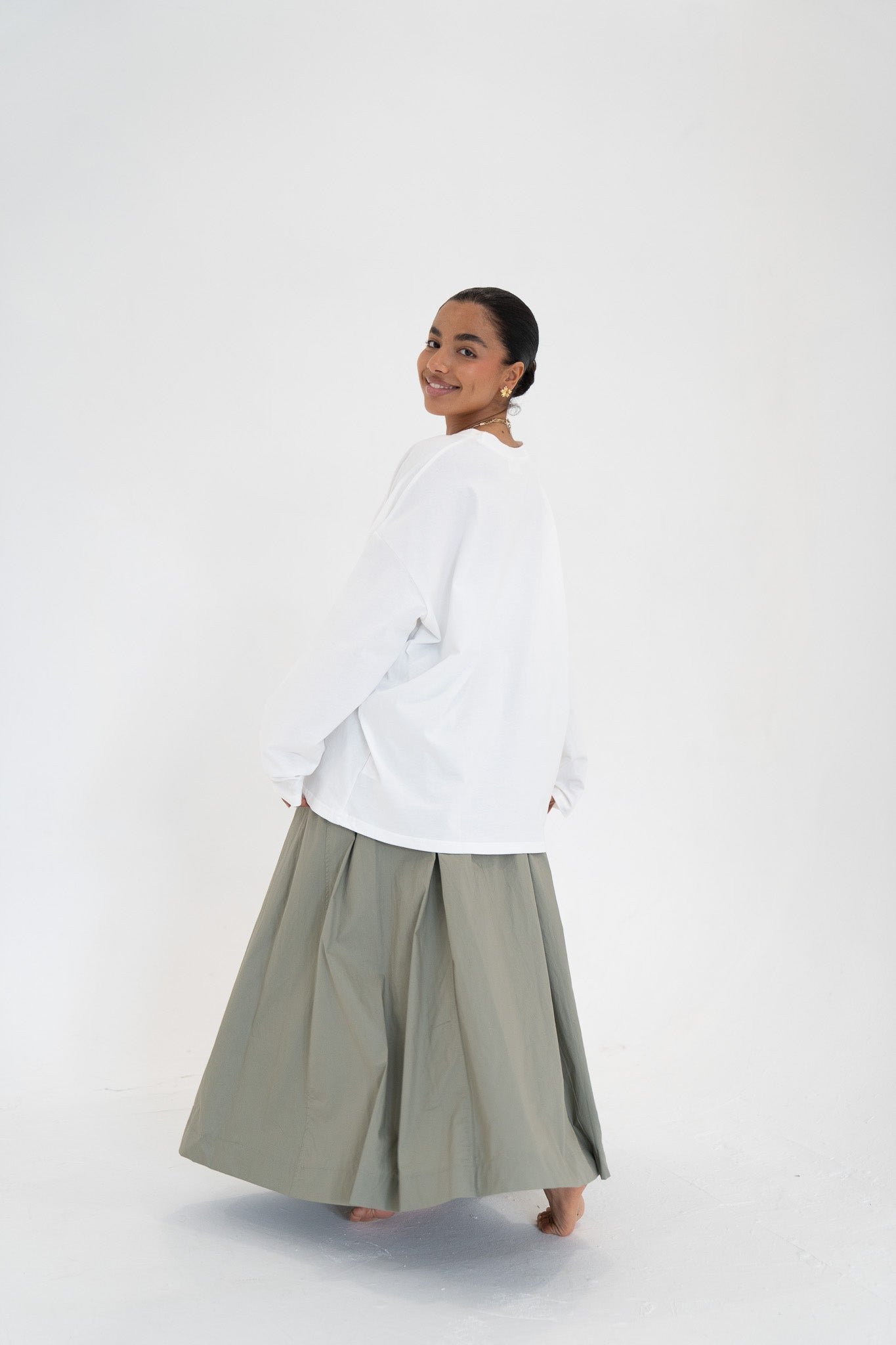 The KOTON Sage Green Skirt