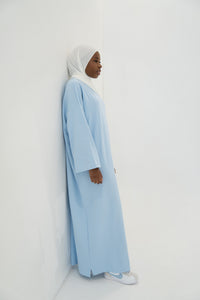 The Signature T-shirt Dress Baby Blue