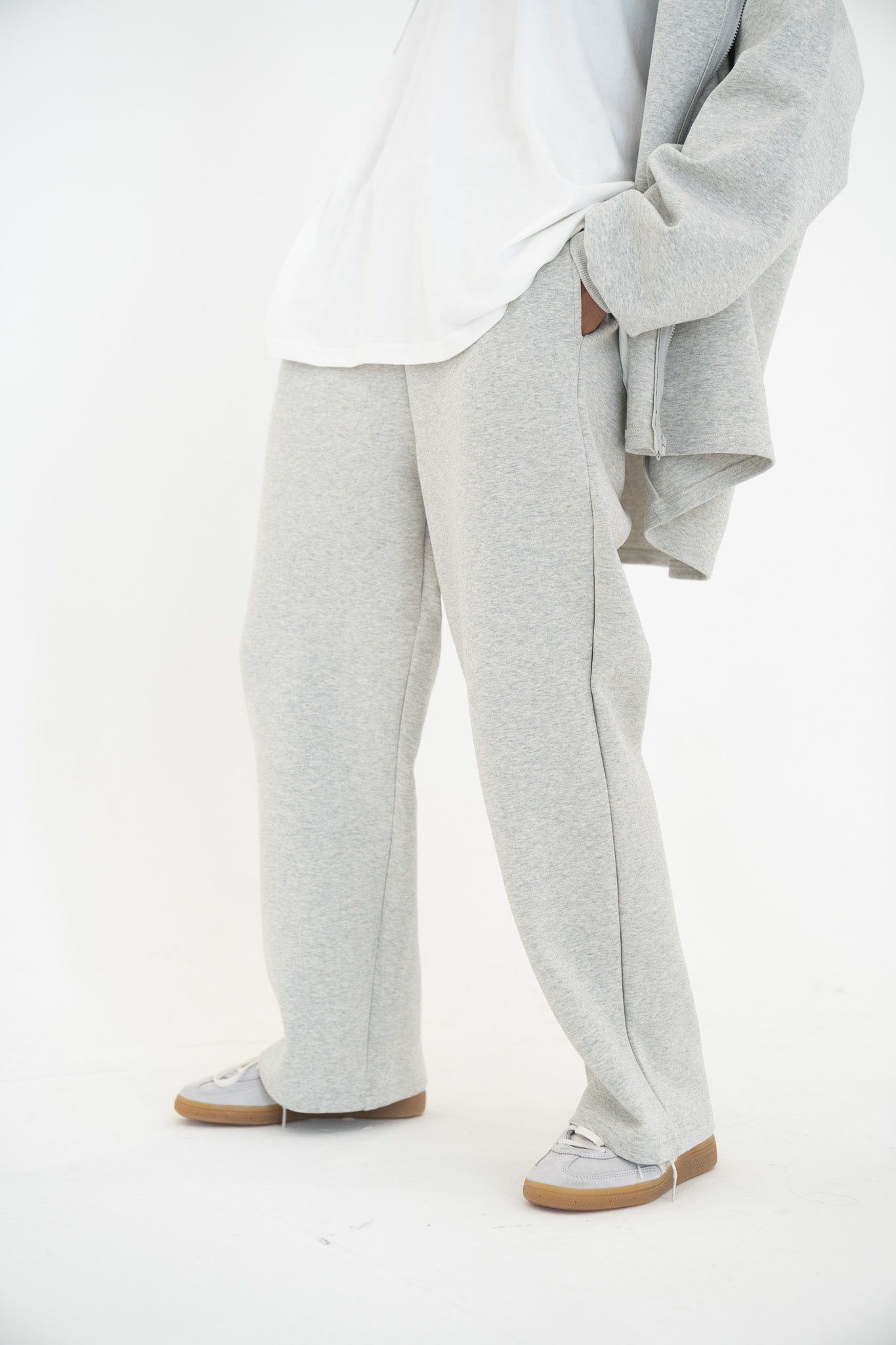 Le Pantalon Comfy Gris Clair