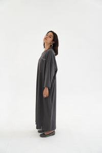 The Signature T-shirt Dress Anthracite