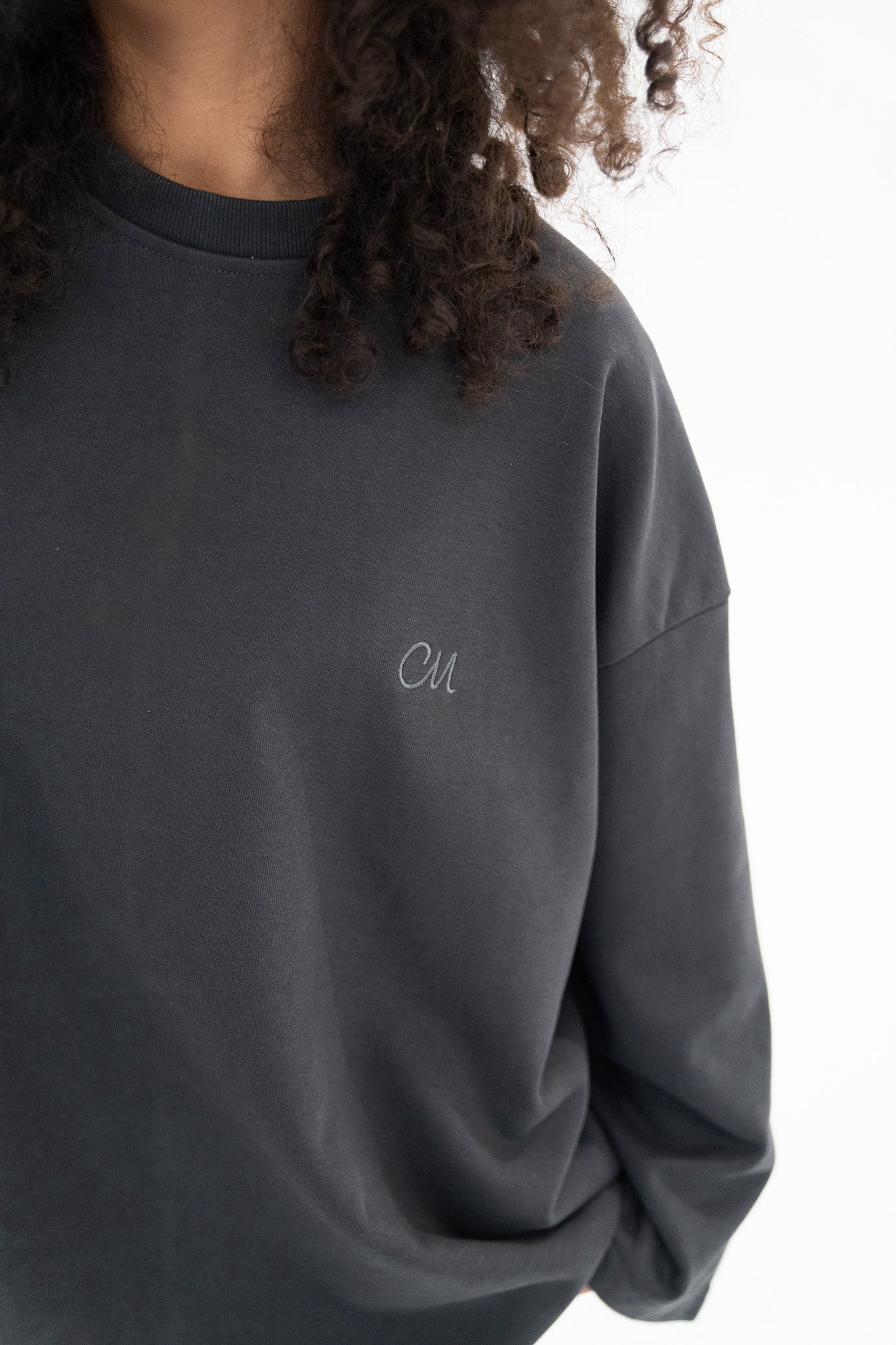 Le Sweat-Shirt Gris Anthracite