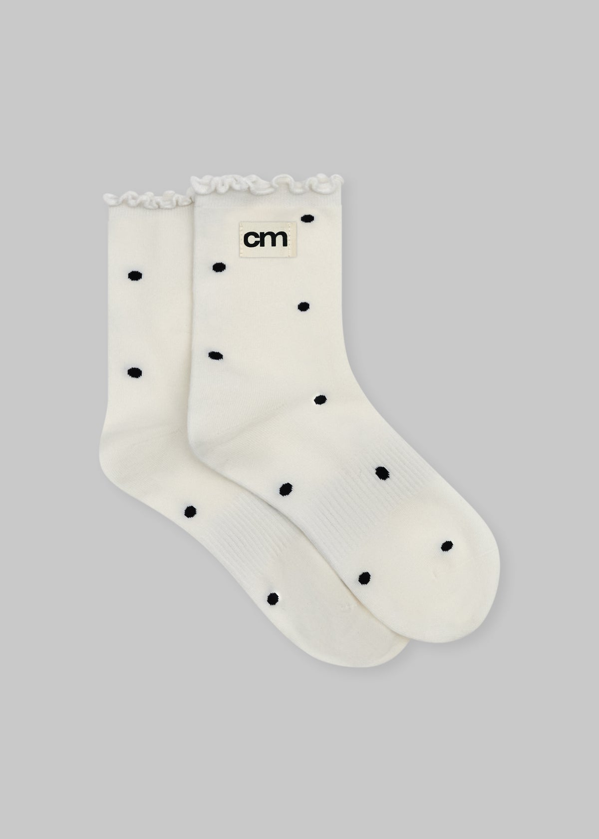Chaussette Écru / Noir