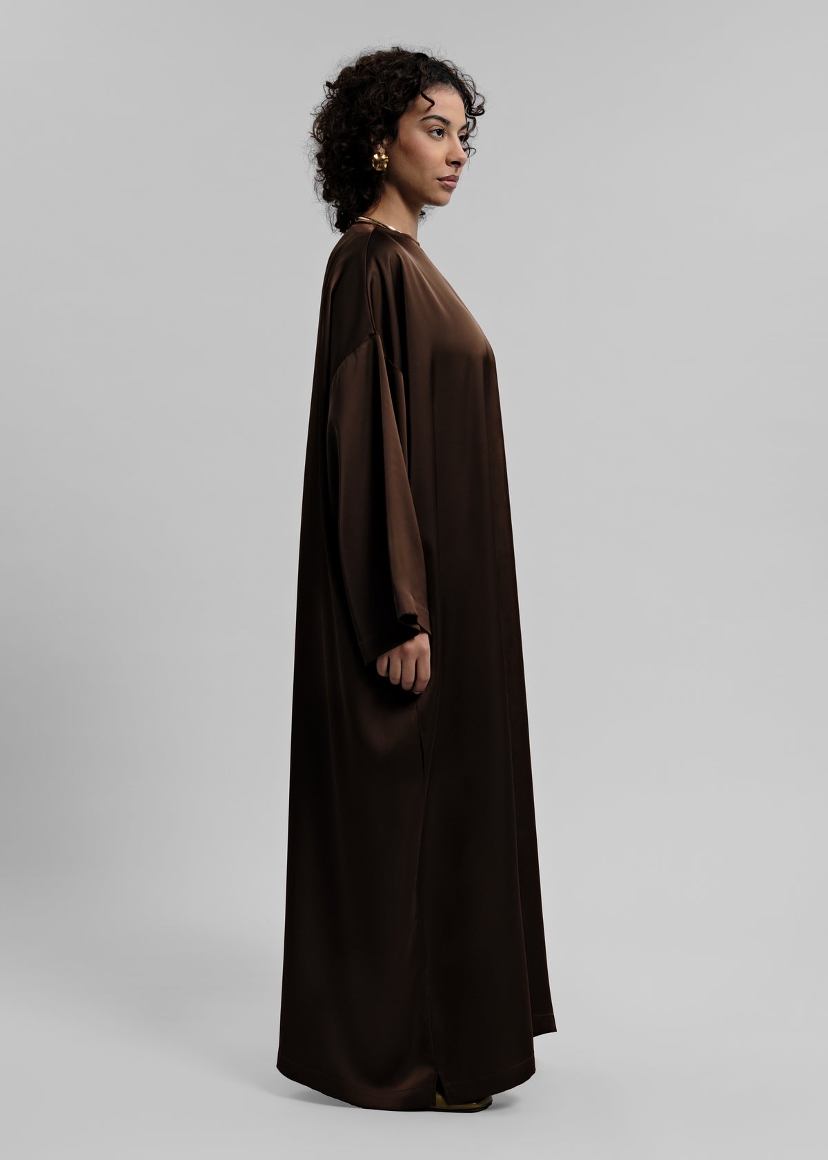 La Robe Satin Brun