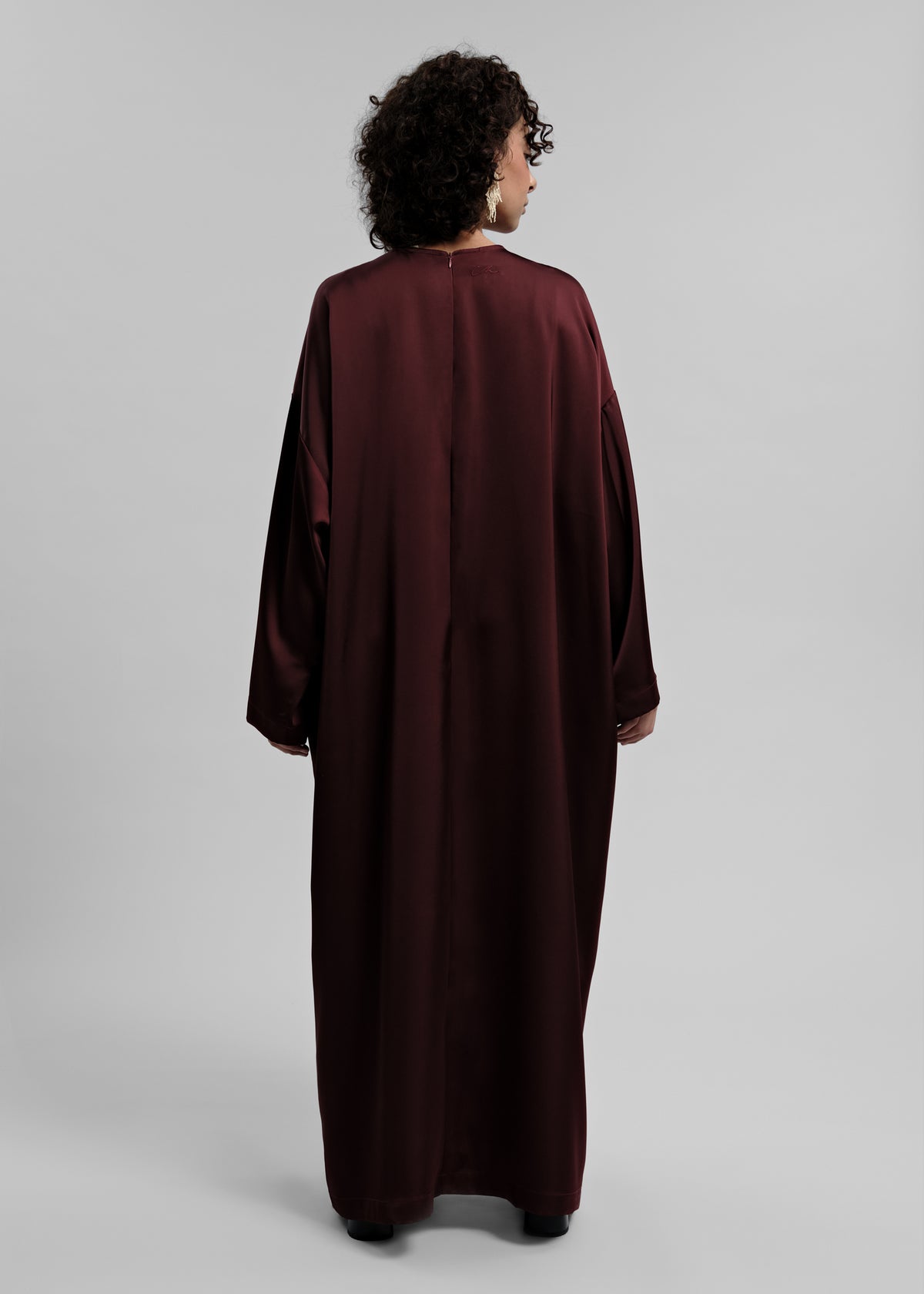 La Robe Satin Bordeaux
