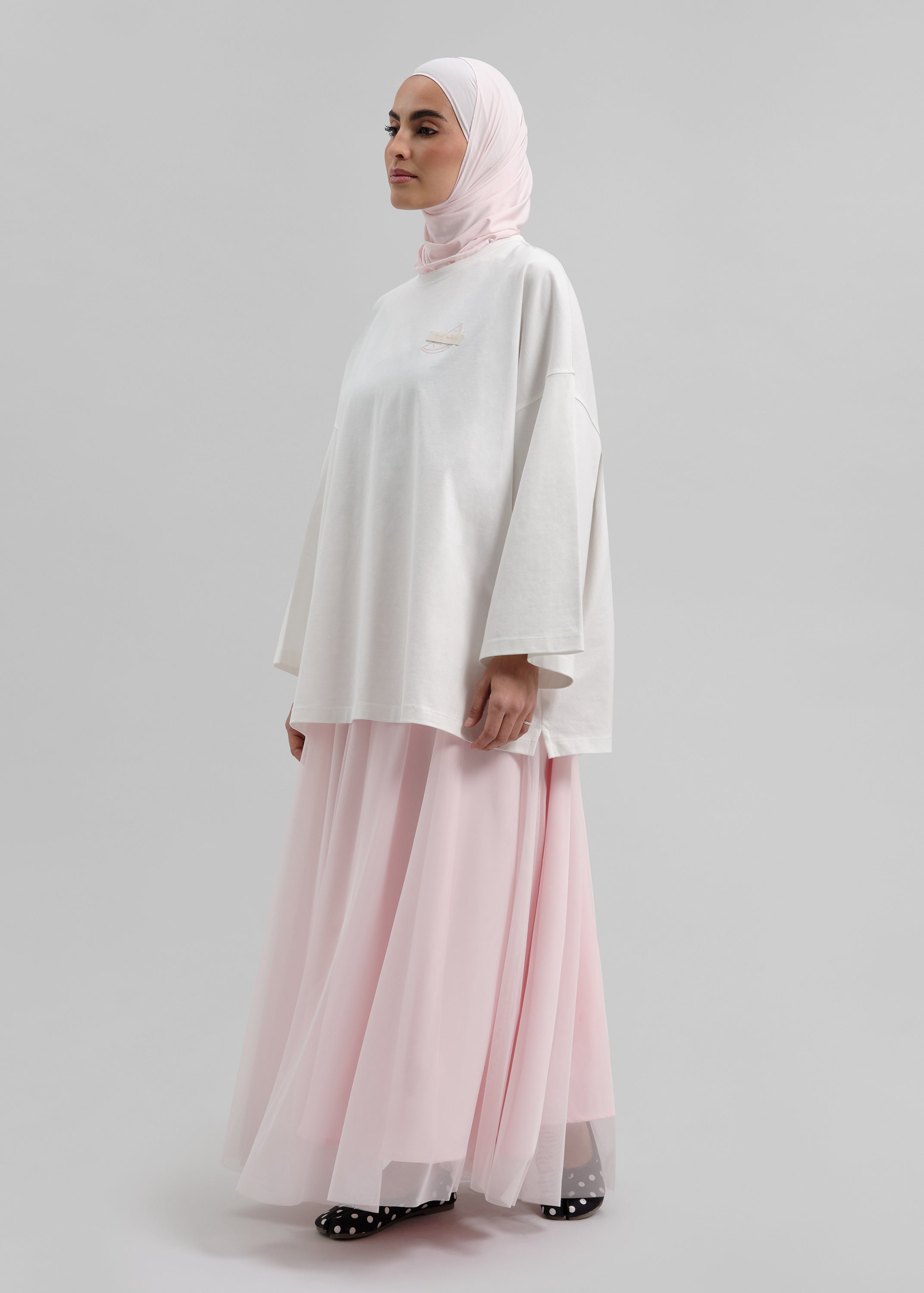 La Jupe Tulle Rose