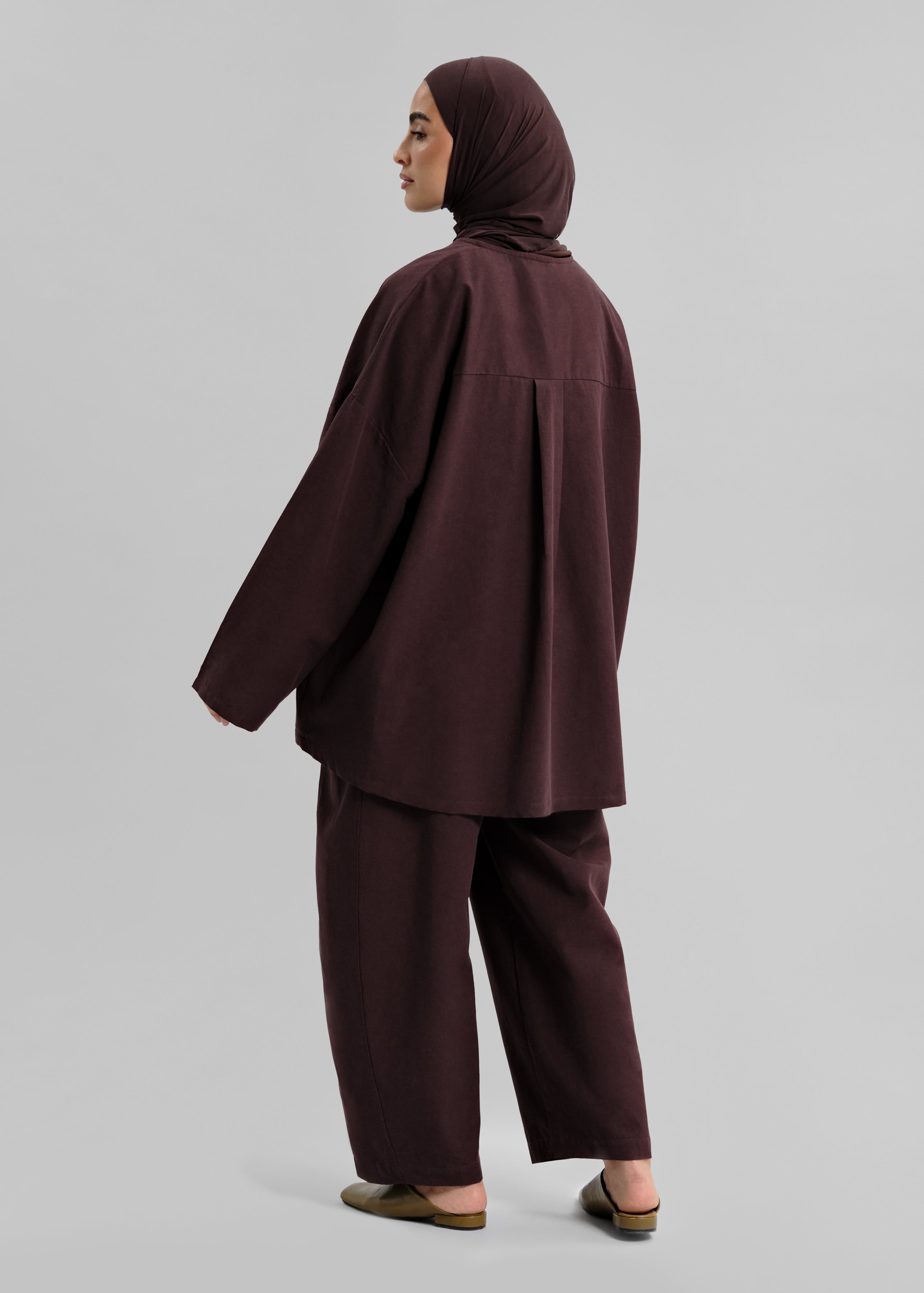 La Blouse Natural Aubergine