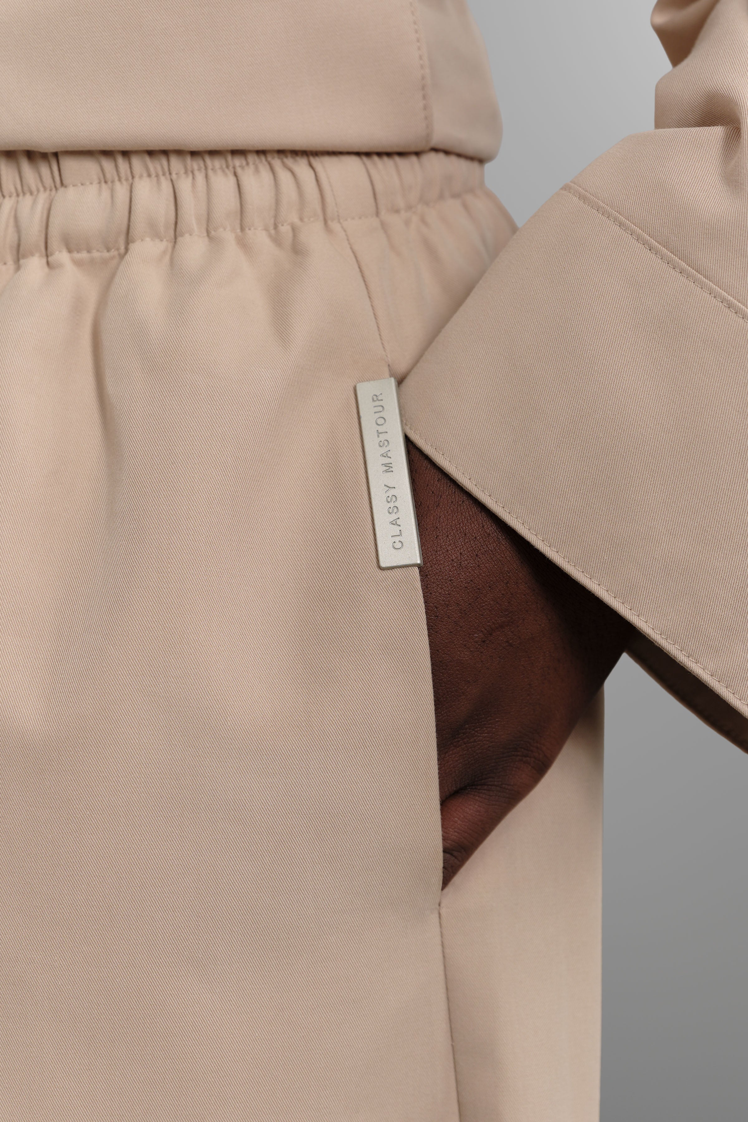 Le Pantalon Minimal Noisette