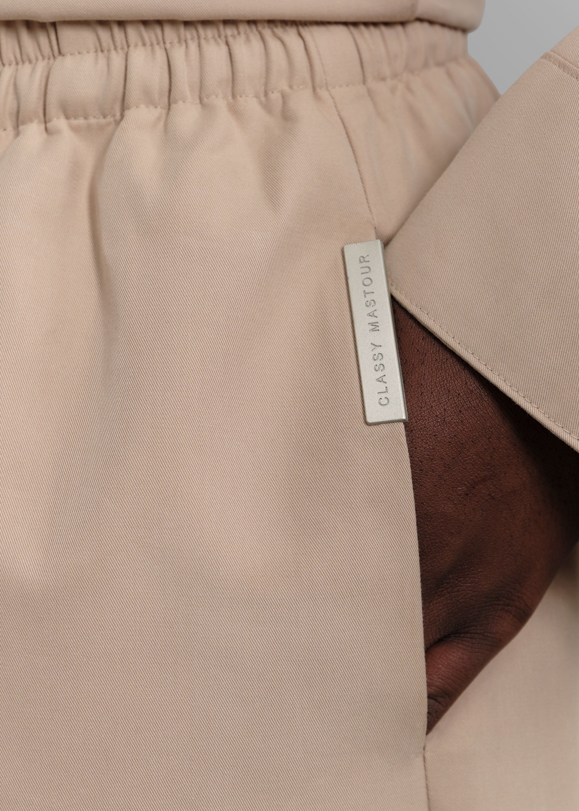 Le Pantalon Minimal Noisette