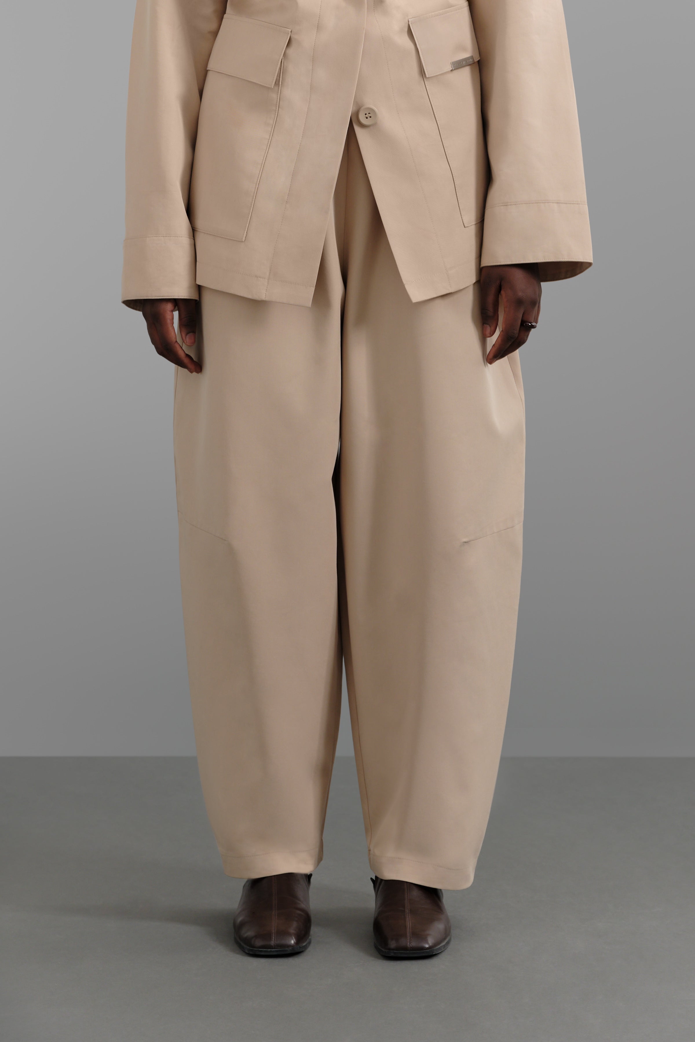Le Pantalon Minimal Noisette