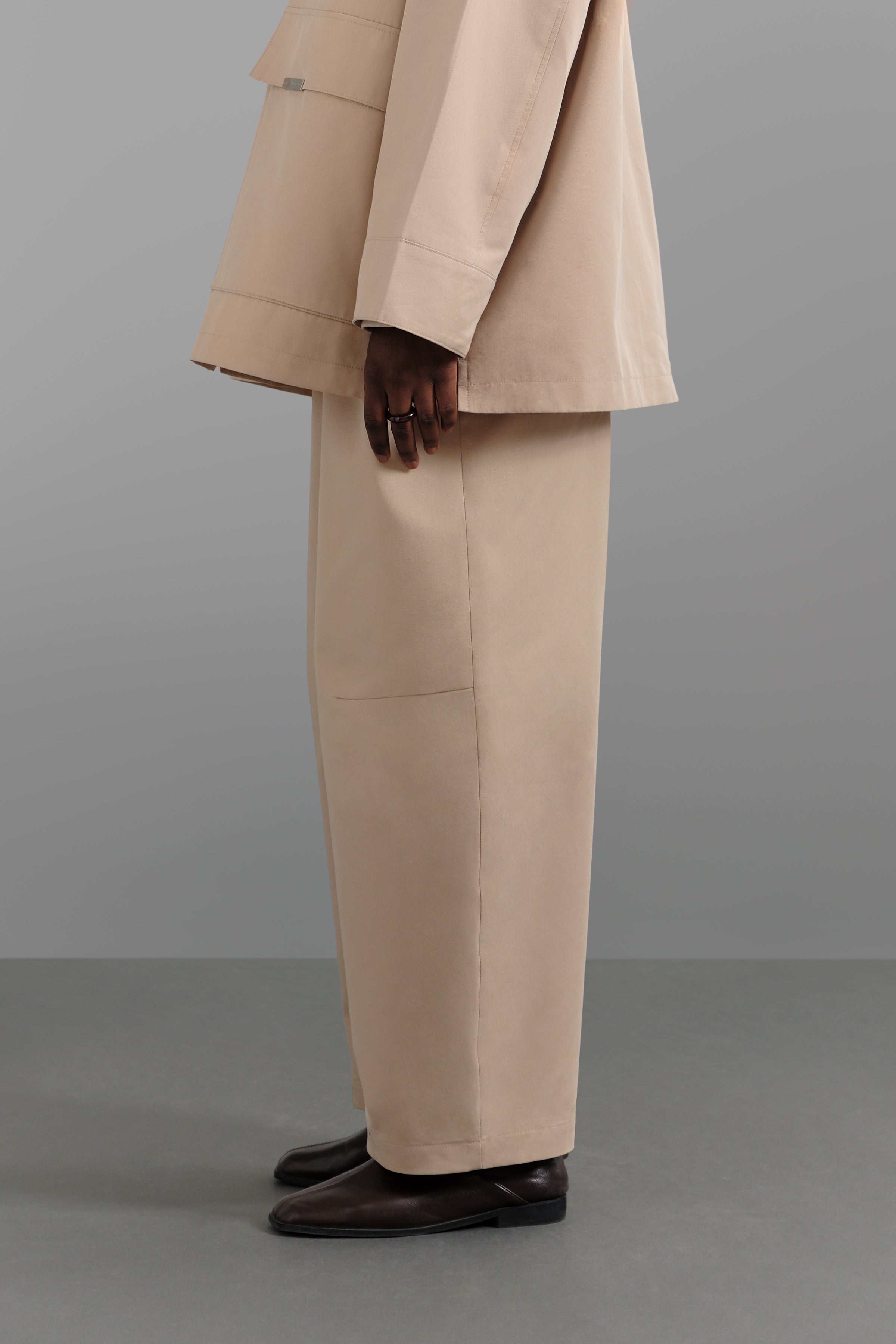 Le Pantalon Minimal Noisette