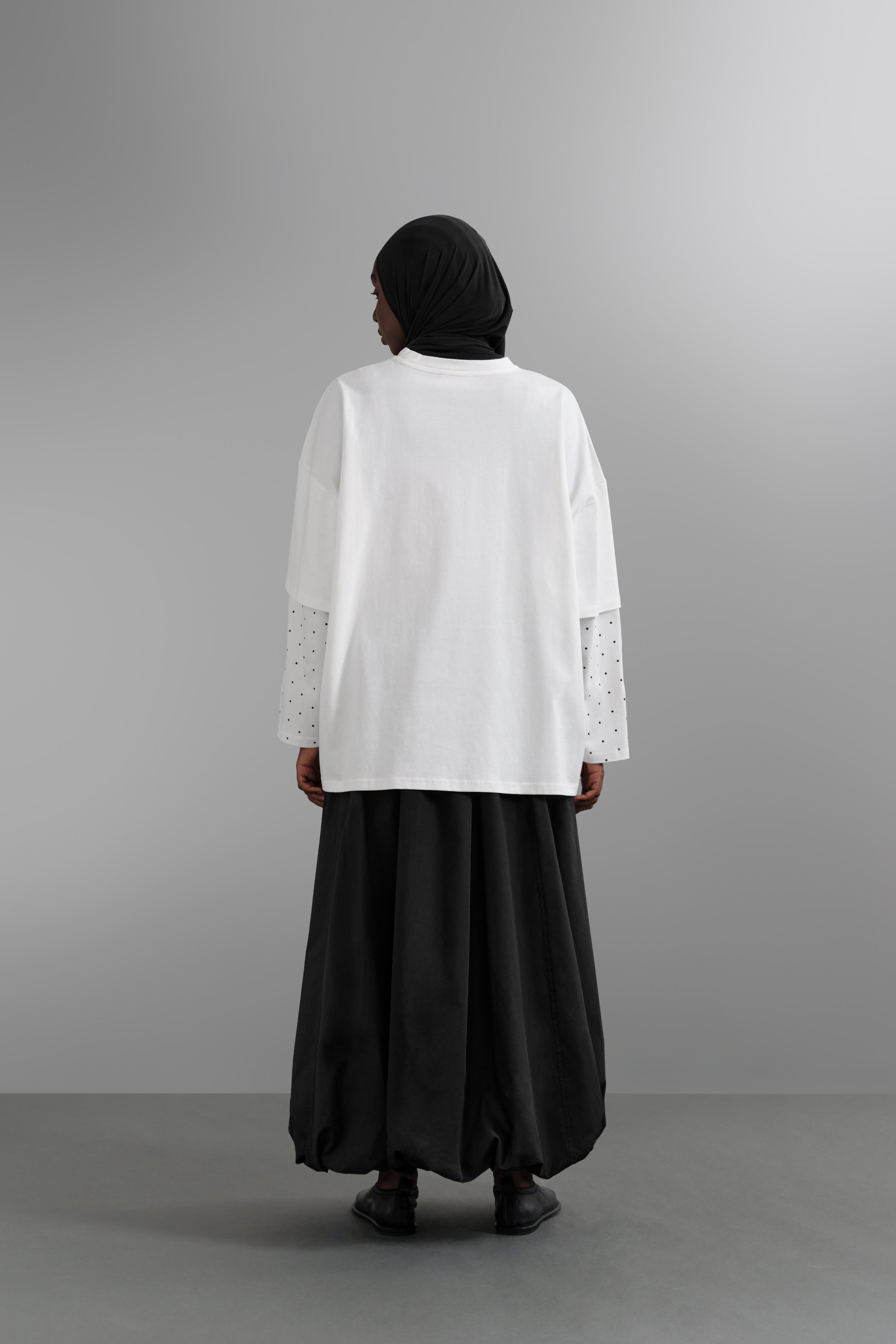 Le Top Layer à Pois Blanc