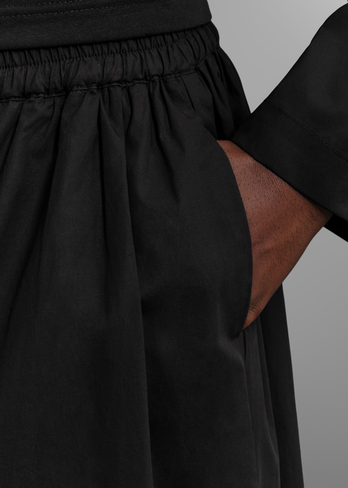 The Ecru Polka Dot Balloon Skirt