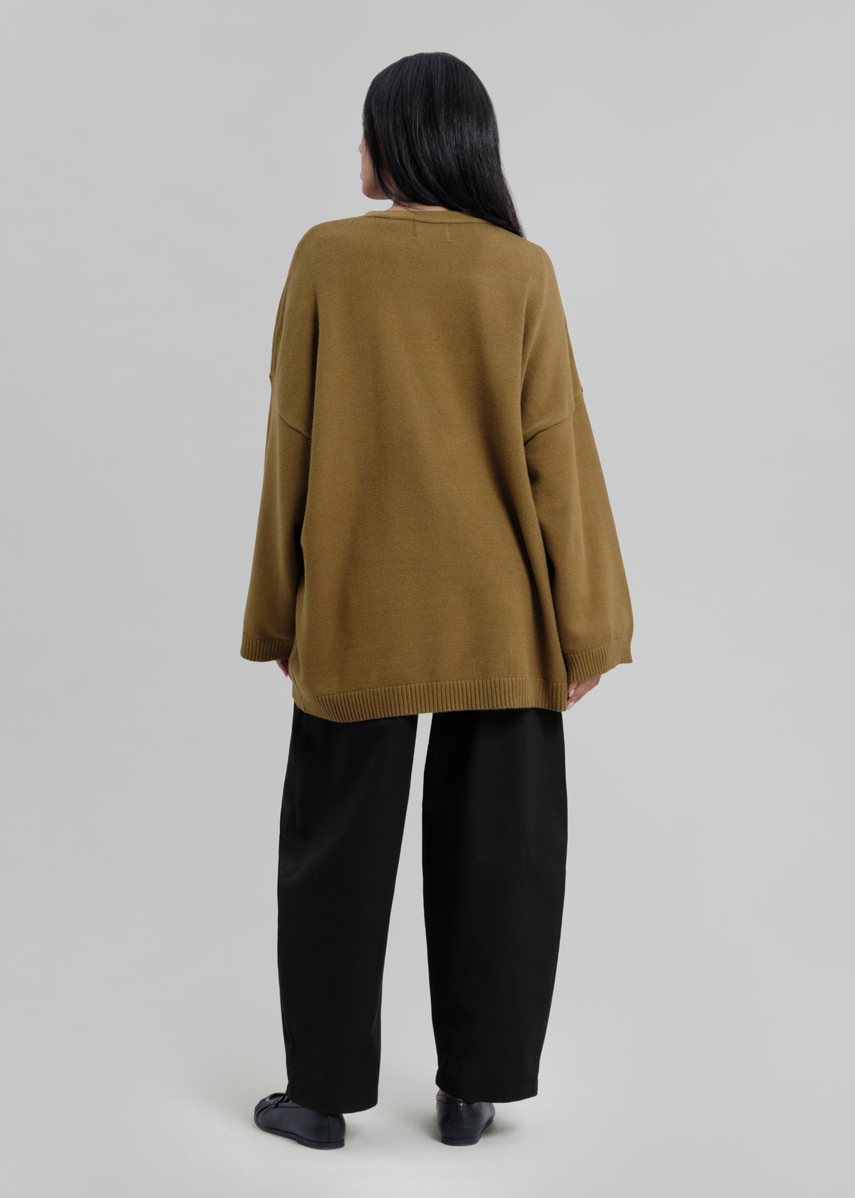 Le Cardigan Olive