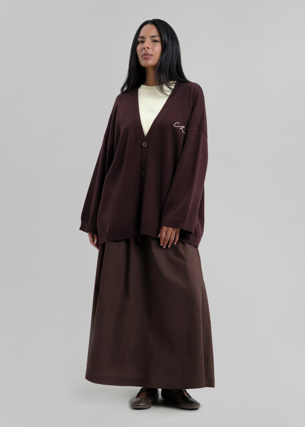 Le Cardigan Brun