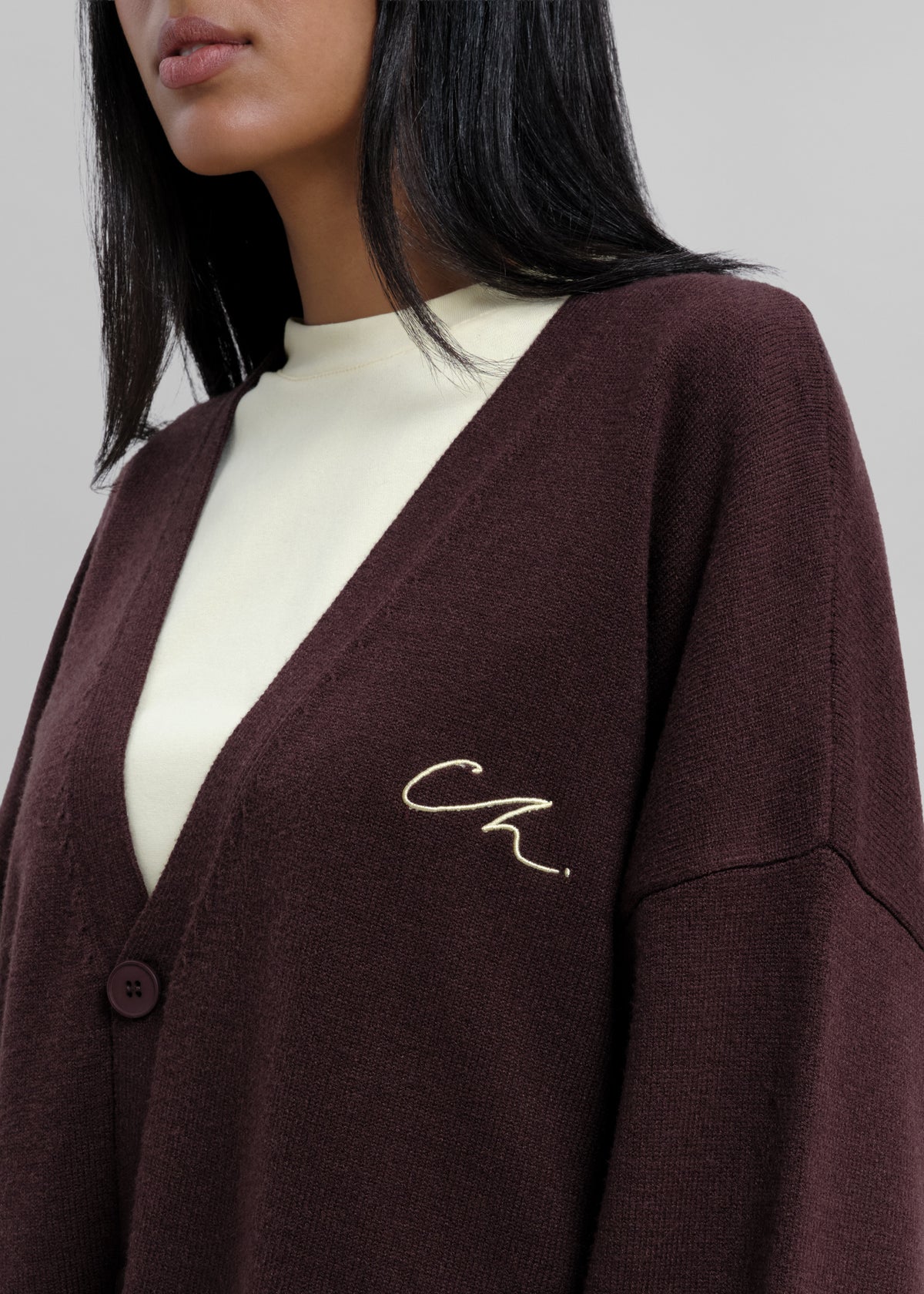 Le Cardigan Brun