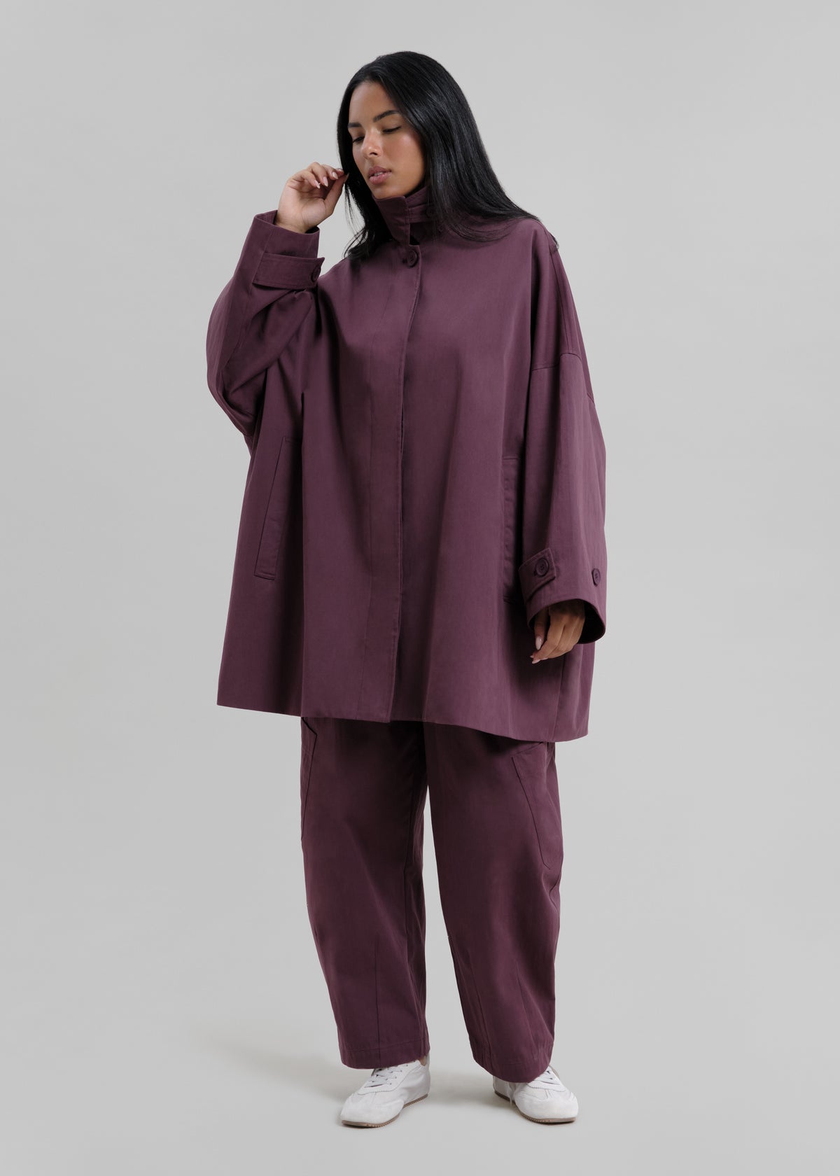 Le Trench Aubergine