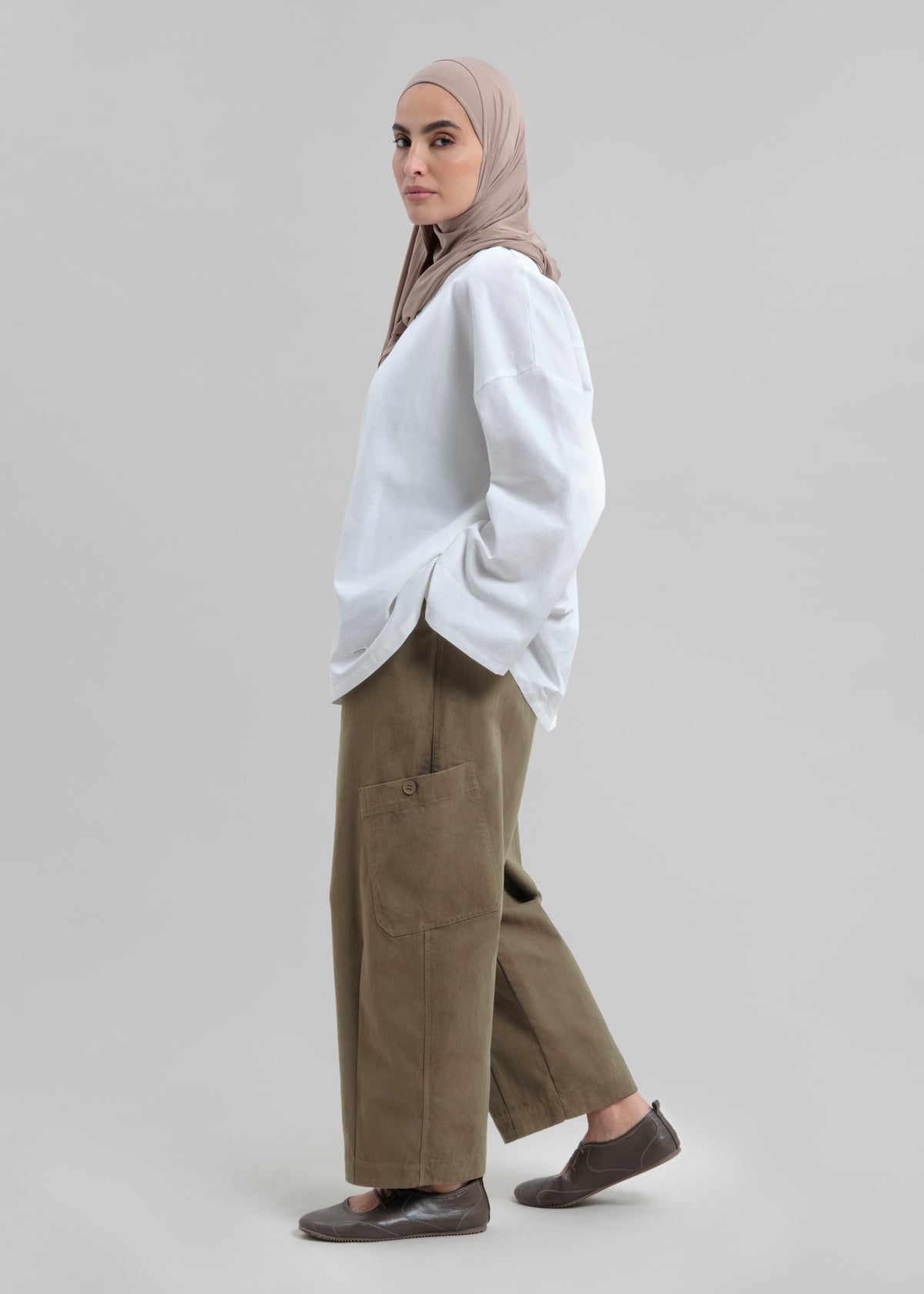 Le Pantalon Cargo Kaki