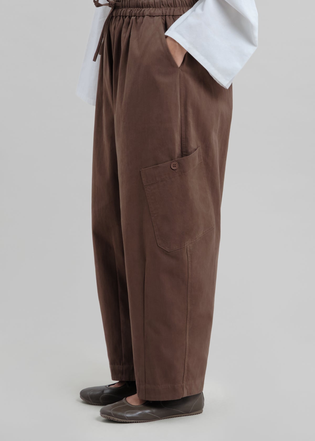 Le Pantalon Cargo Marron