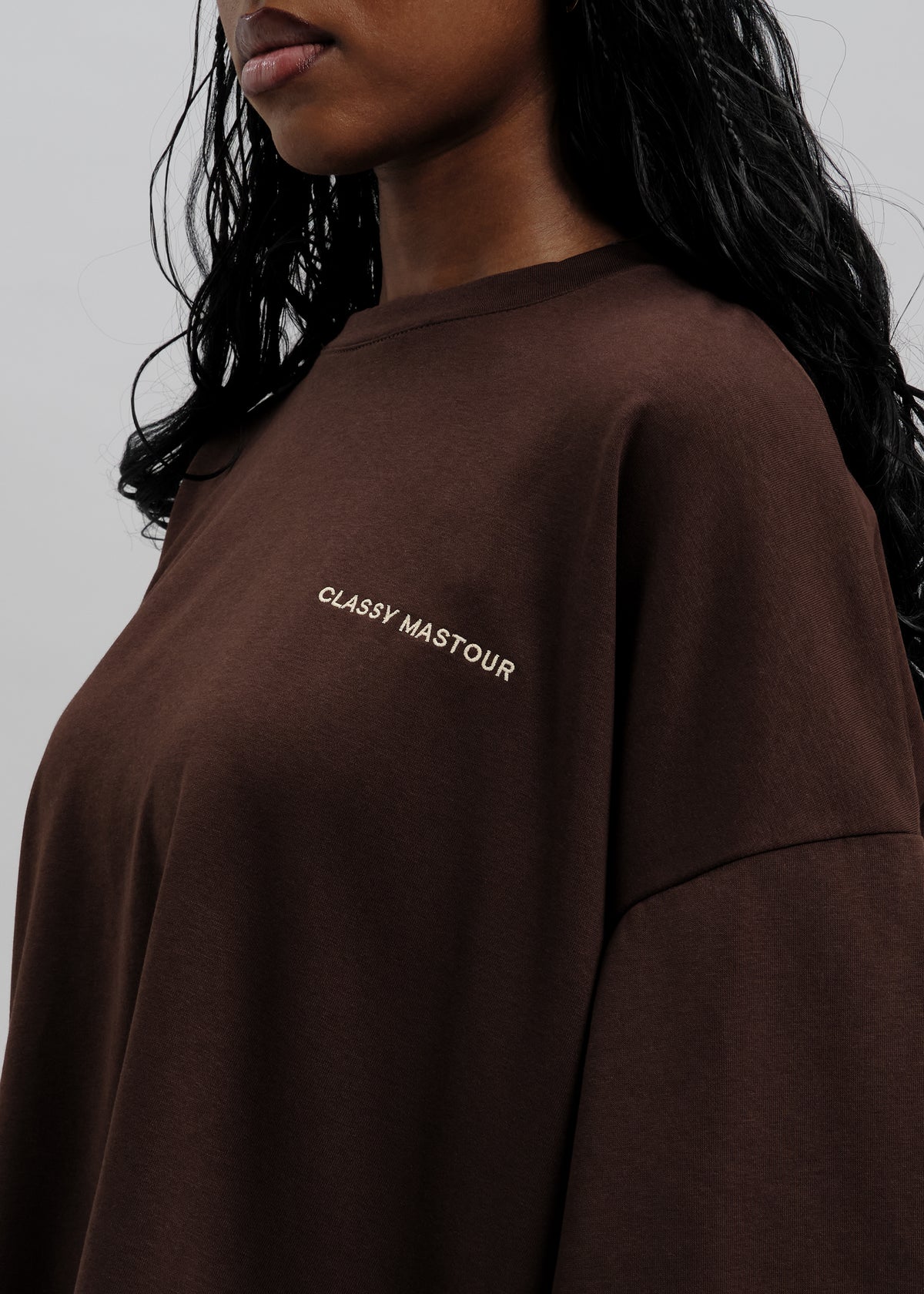 Le T-shirt Signature Brun