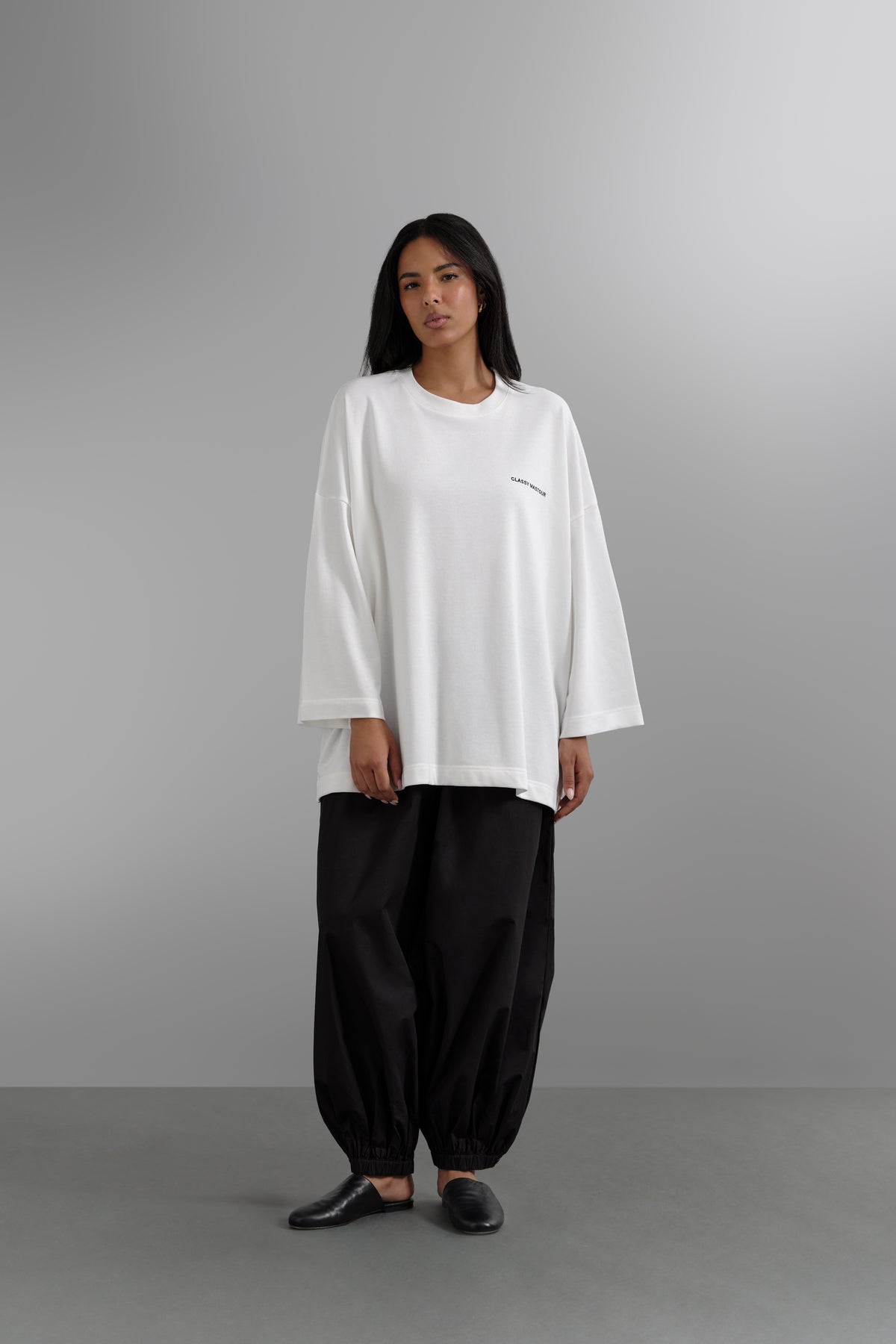 Le T-shirt Signature Blanc / Noir