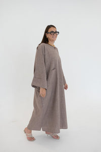 Abaya HEIWA Taupe