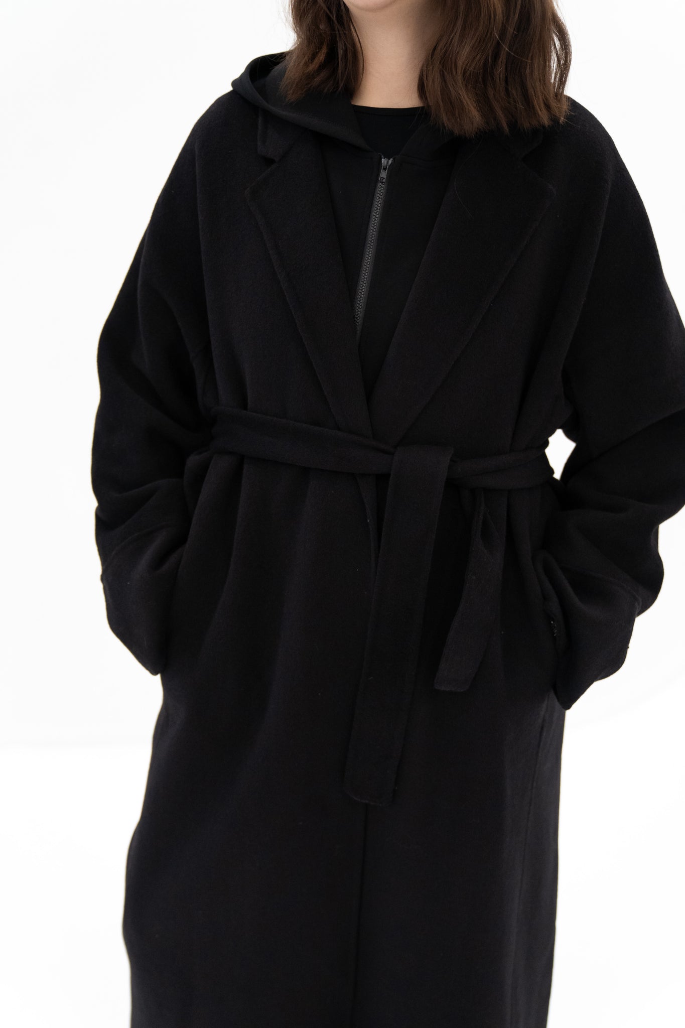 Le Manteau Wool Noir