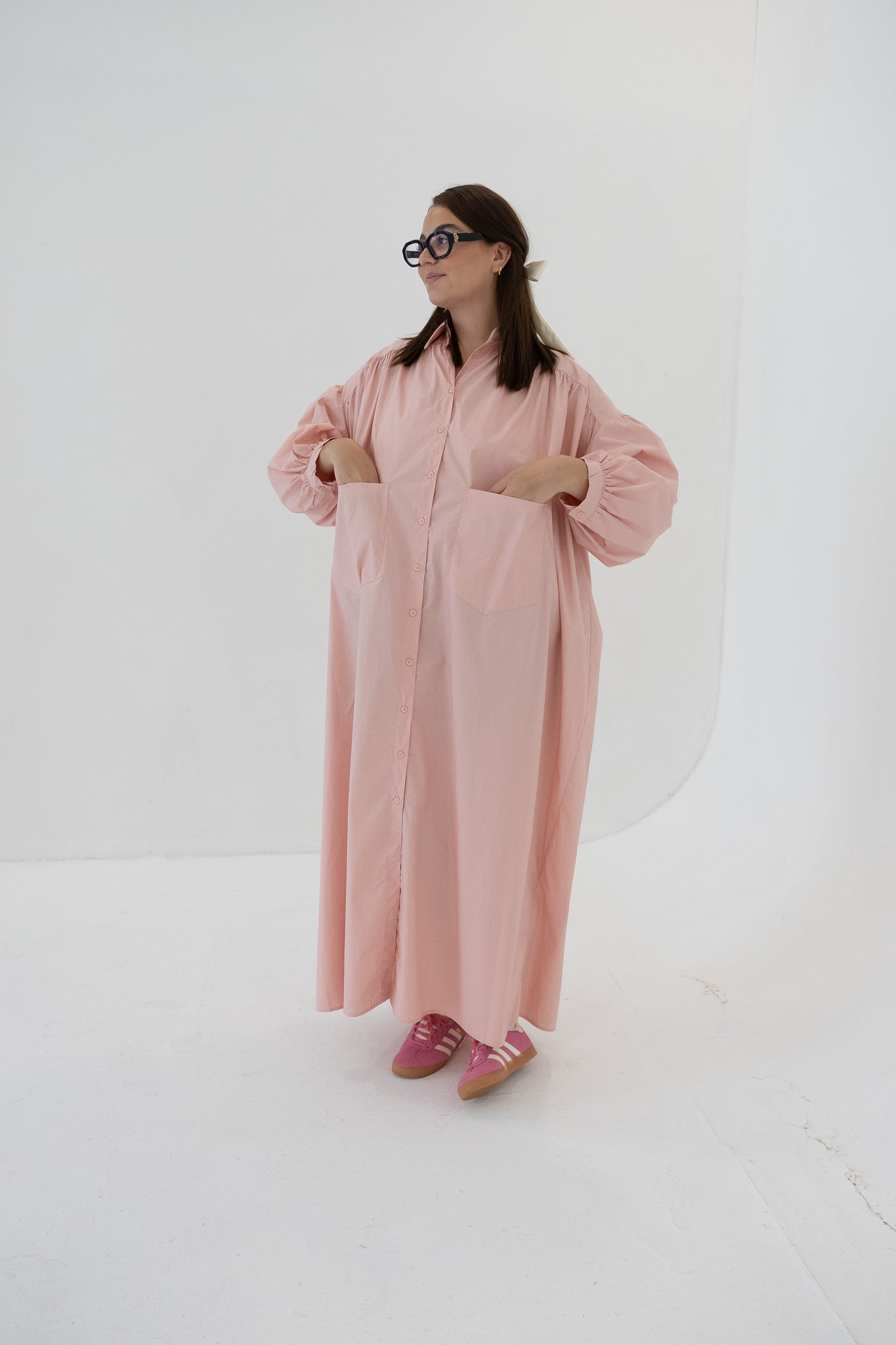 The Pink Poplin Dress