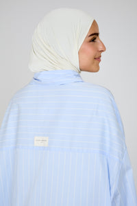 El vestido de la línea azul