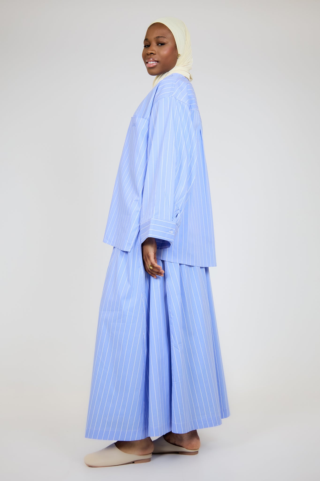 La Jupe Koton Line Bleu Foncé