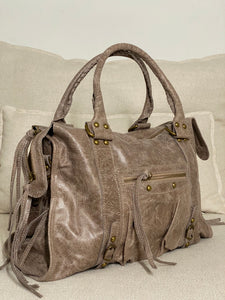 Sac à main BALY TAUPE GRANDE TAILLE